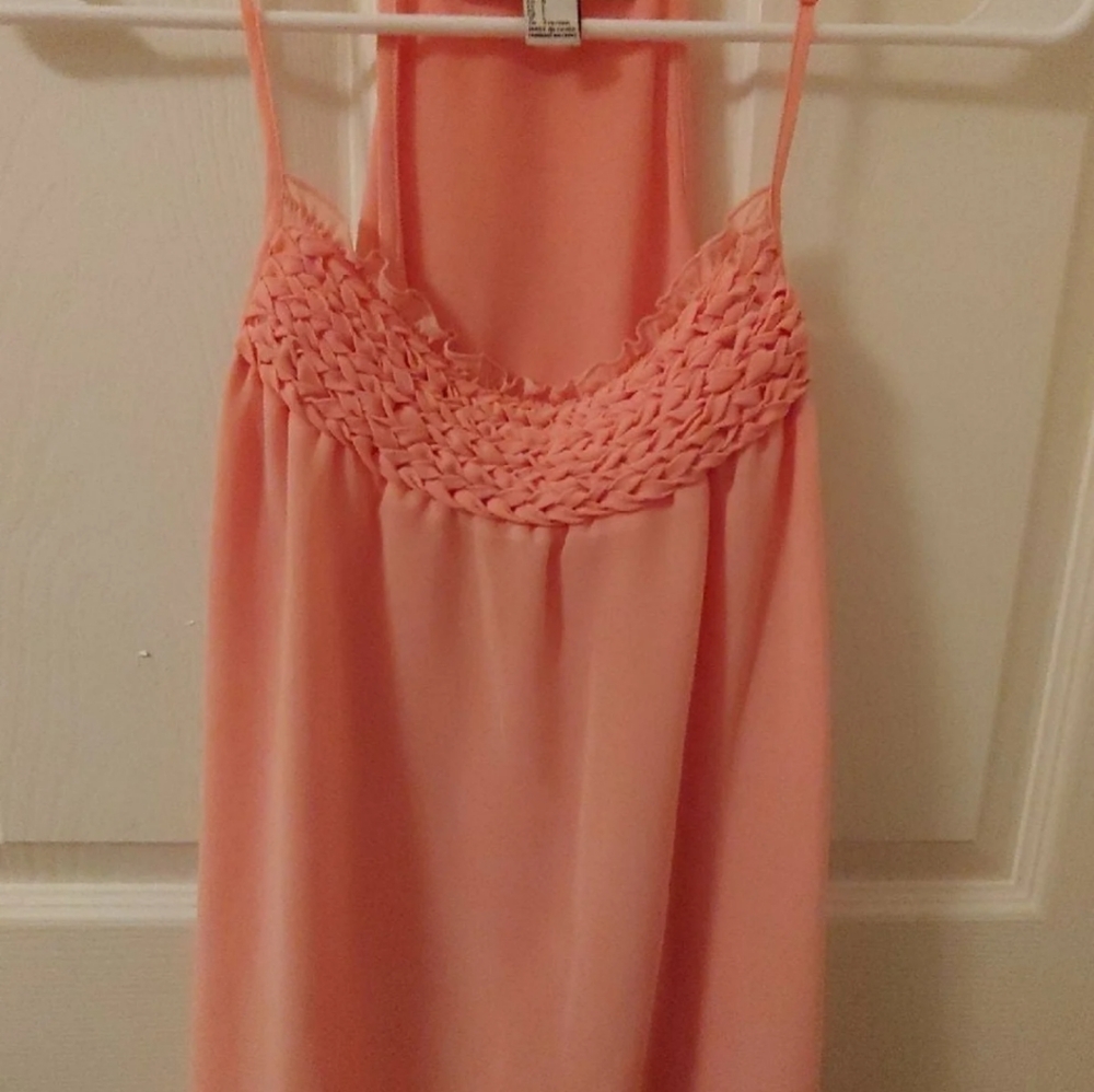 Semi-Sheer Tank Top by XXI Size L